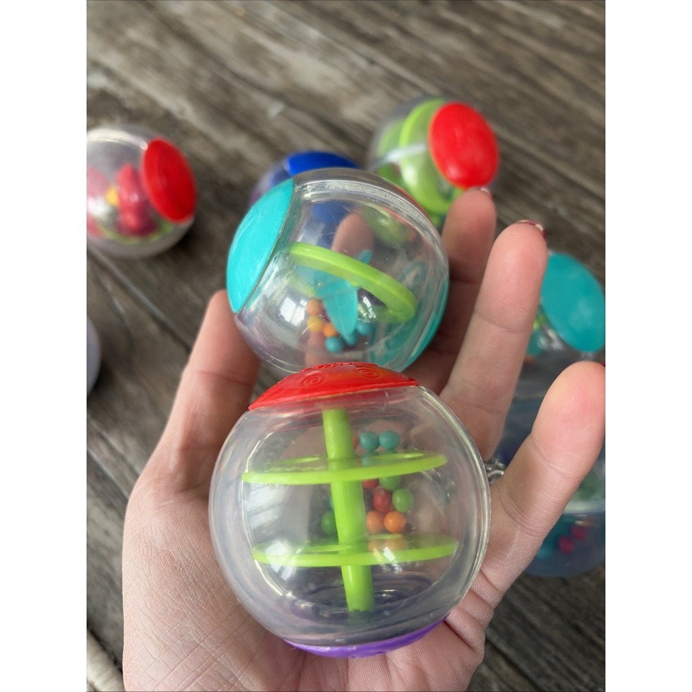 Baby Einstein Roller Pillar Activity Balls Baby Toy Roll A Rounds Sensory Shaker - Picture 4 of 6